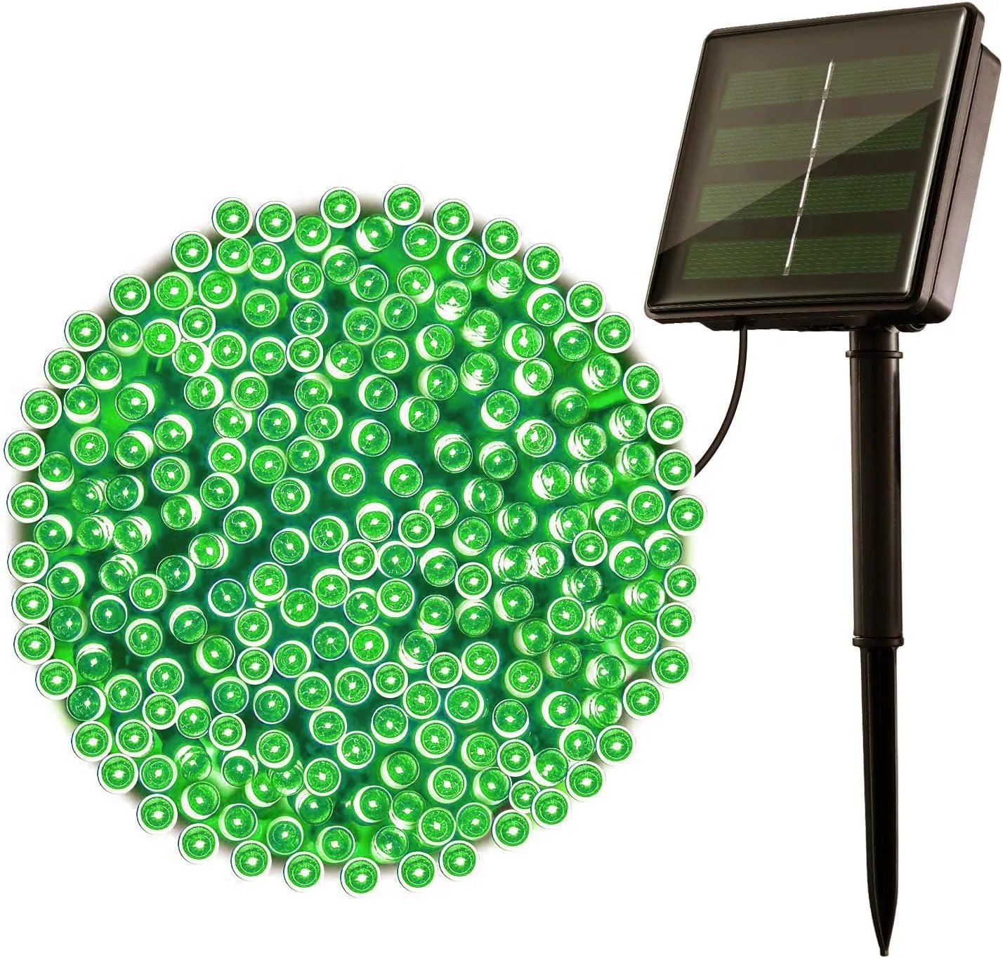 Solar Christmas Light String, 32m 300 LED Outdoor Light String 8 Modes Waterproof Solar String Lights for Trees Patio Fence Party Christmas Decor (Green)