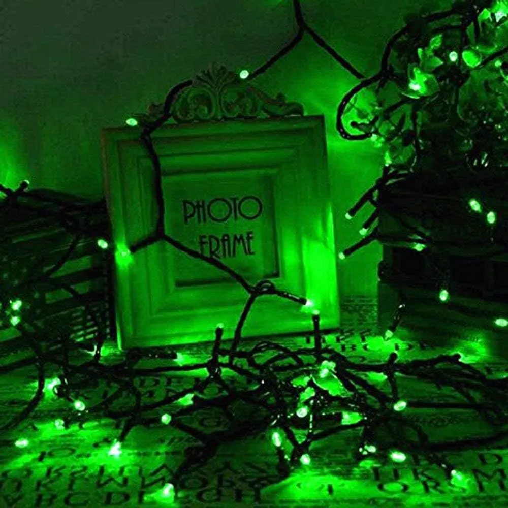 Solar Christmas Light String, 32m 300 LED Outdoor Light String 8 Modes Waterproof Solar String Lights for Trees Patio Fence Party Christmas Decor (Green)