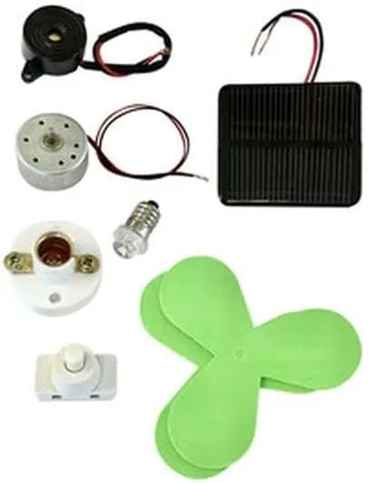 Solar Electric School Kit, Includes Components for Renewable Energy Projects, Ideal for Sustainability Education and Learning.