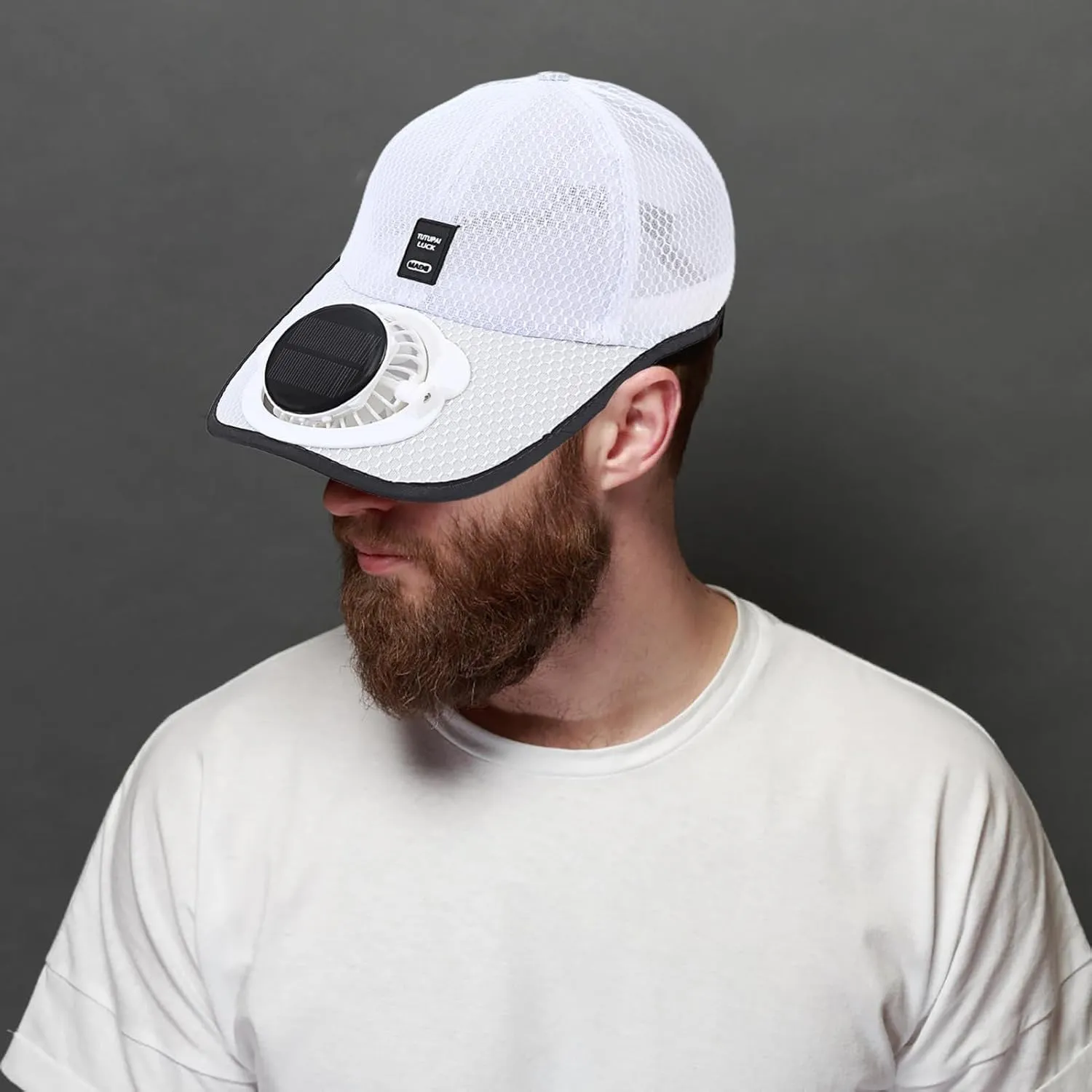 Solar Fan Hat - Solar Powered Fan Hat | Mens Baseball with Solar Fan | Outdoor Sports Baseball Caps Hats | Uv Block Sports