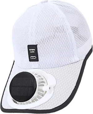 Solar Fan Hat - Solar Powered Fan Hat | Mens Baseball with Solar Fan | Outdoor Sports Baseball Caps Hats | Uv Block Sports