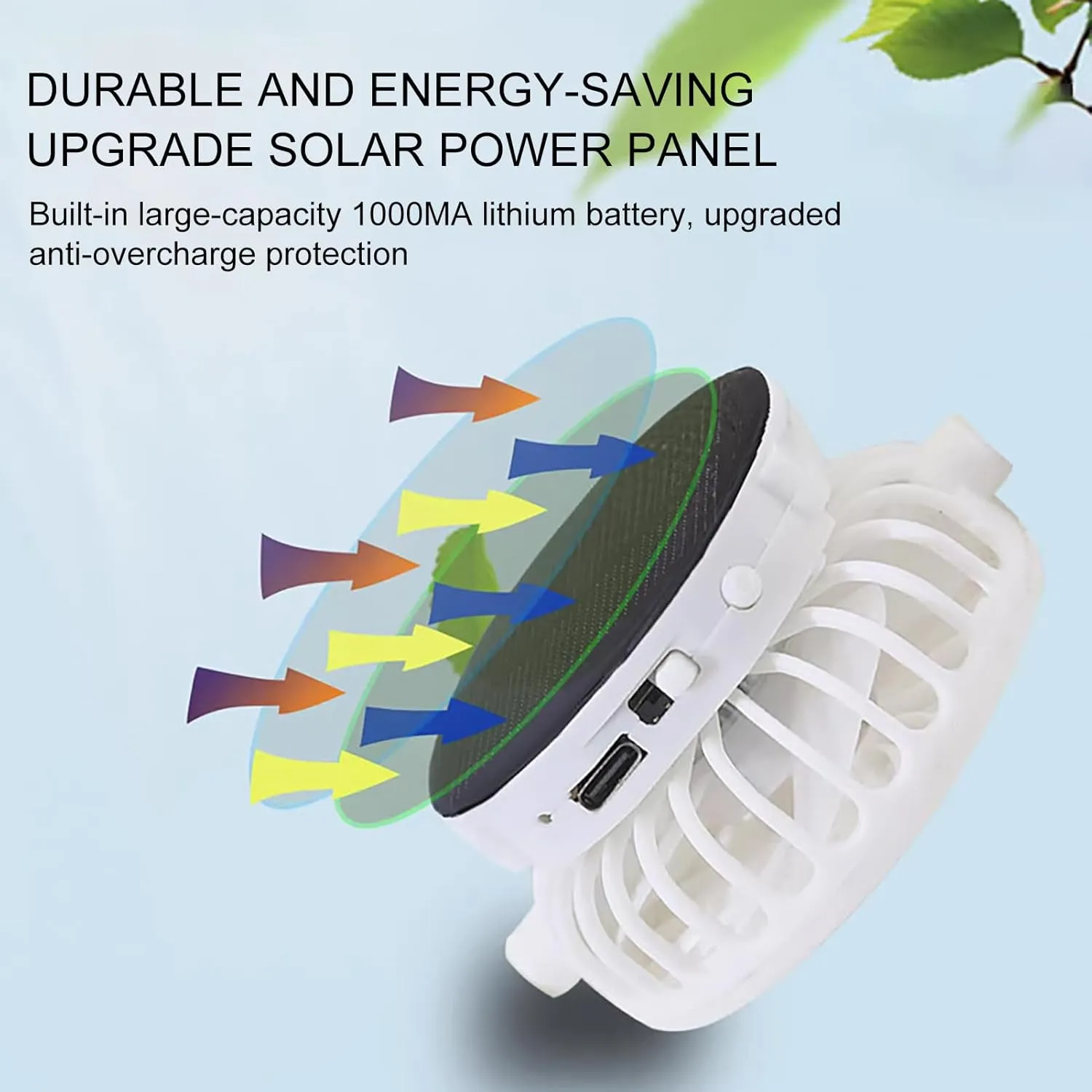 Solar Fan Hat - Solar Powered Fan Hat | Mens Baseball with Solar Fan | Outdoor Sports Baseball Caps Hats | Uv Block Sports