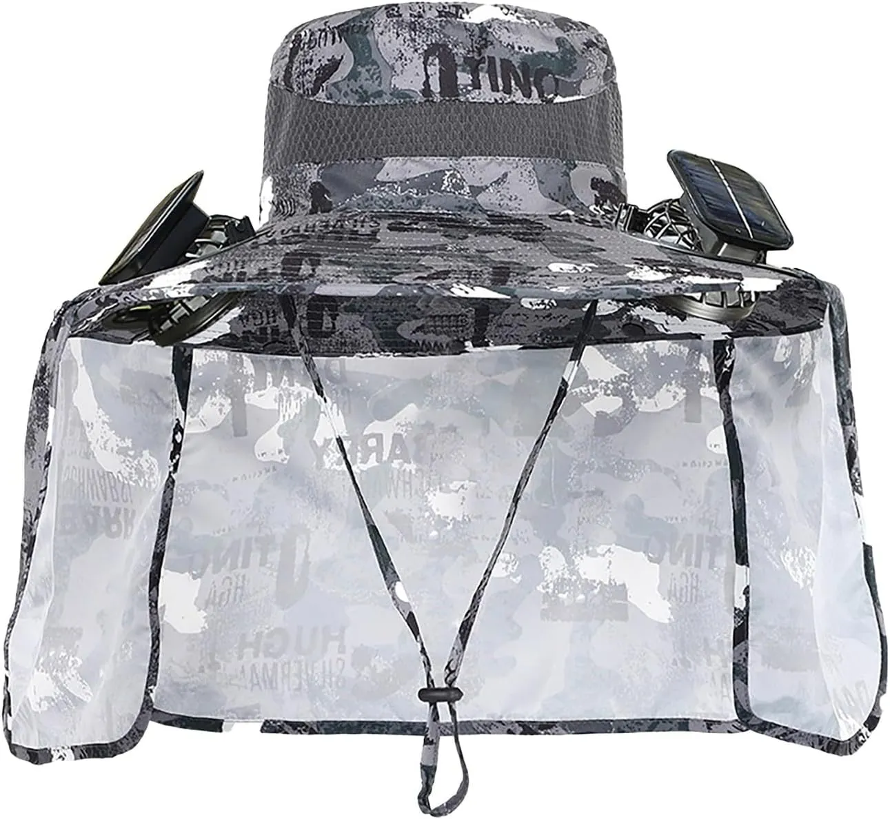 Solar Fan Hat, Wide Brim Solar Powered Fan hat for Men Women, USB & UPF 50  Removable Outdoor Fishing Beach Hats