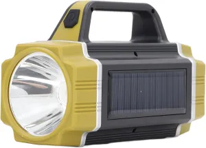 Solar Flashlight, Solar Searchlight Portable USB Charging for Emergency