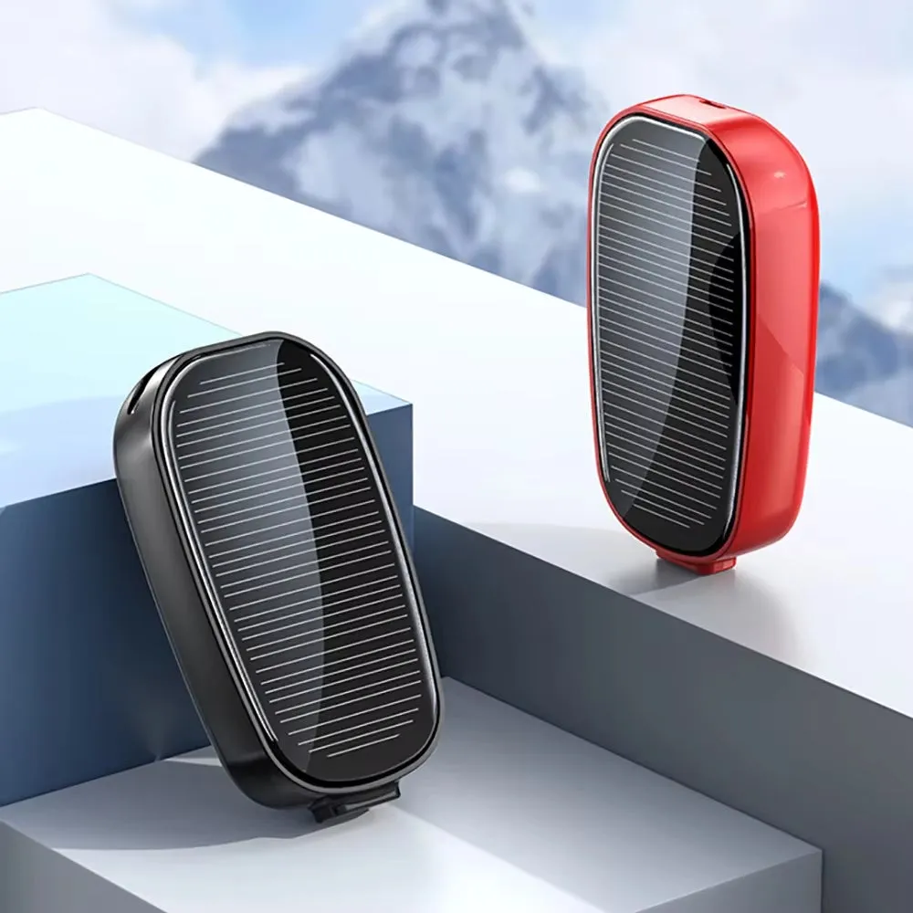 Solar Mini Power Bank Key Ring Portable Charger Outdoor Camping External Battery Emergent Power 1200Mah Cargador Portátil 보조배터리