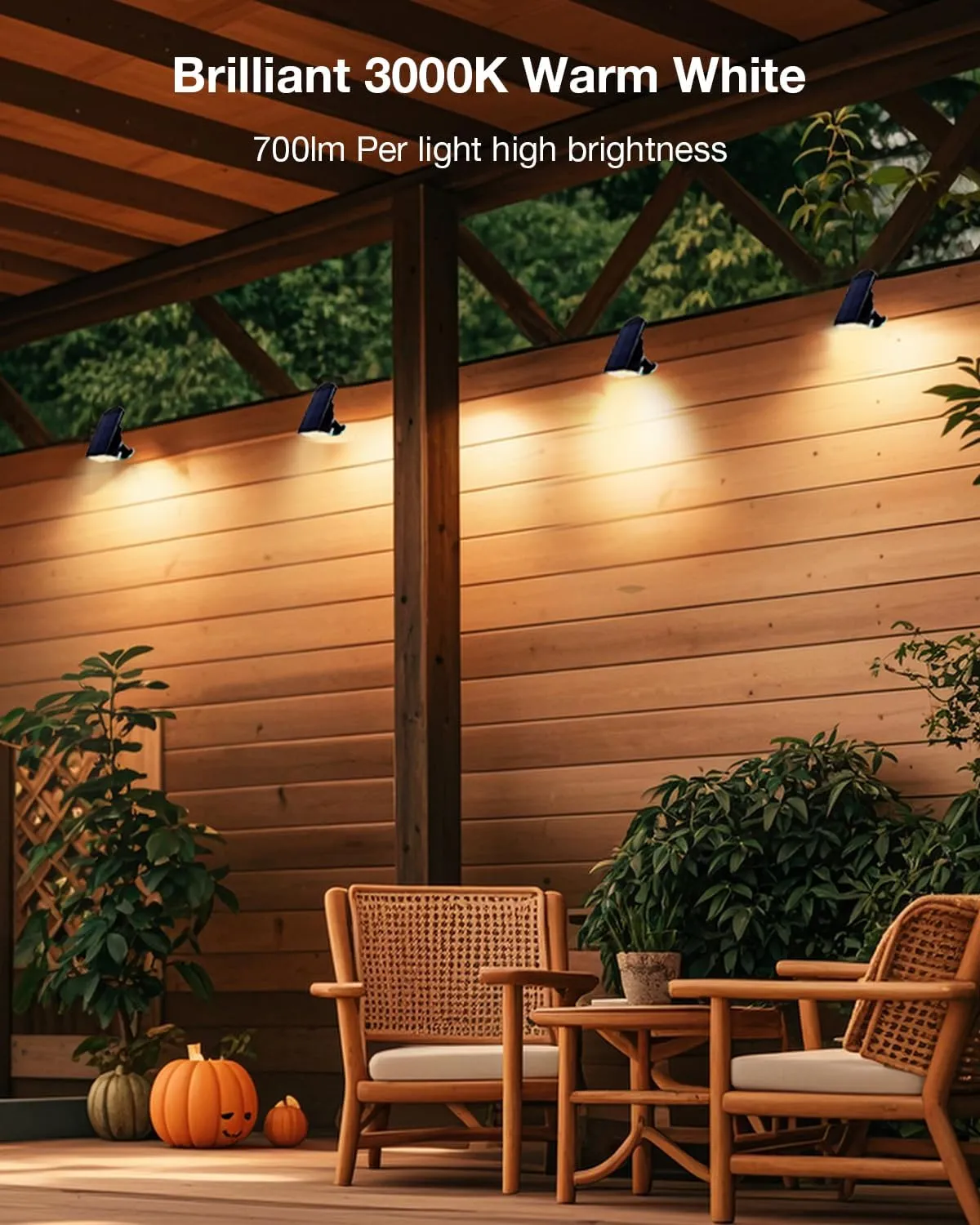 Solar Power Spotlight Outdoor Waterproof Landscape LED Accent Lighting for Yard, Tree, Plants, Walls, Path, Garden, Statues, Adjustable Brightness,Dusk to Dawn Long Lasting 6 Pack Warm White