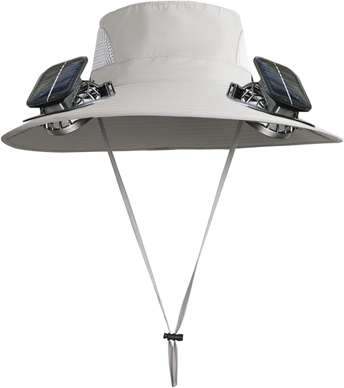 Solar Powered Fan Hat for Men & Women Wide Brim Sun Protection with Built-in Fans UPF 50   Outdoor Fishing & Beach Hats