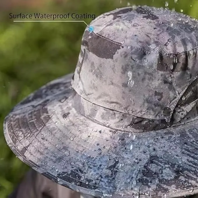 Solar Powered FanHat, Solar Fan Hat with Fans Solar Power, Outdoor Wide Brim Sun Hat with Solars Fan