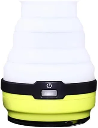 Solar Silicone Multifunctional Camping Light, Green
