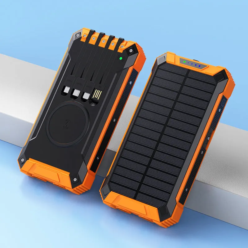 ⚡Solar tragbare drahtlose Powerbank⚡