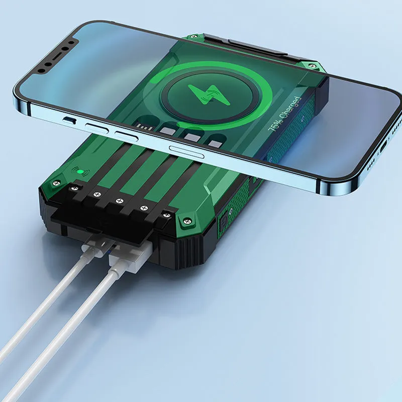 ⚡Solar tragbare drahtlose Powerbank⚡