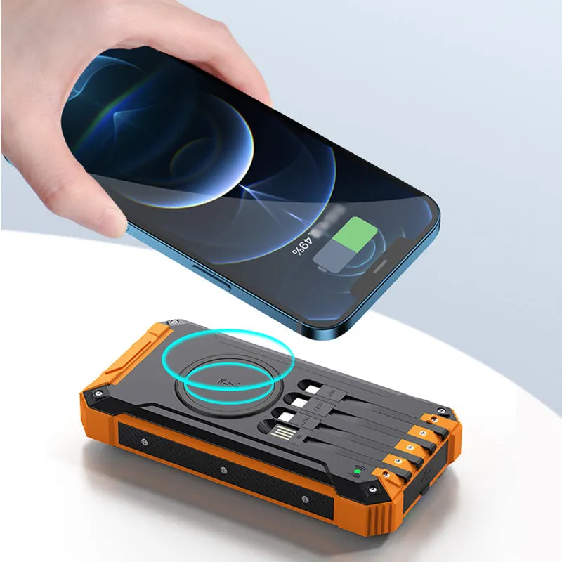 ⚡Solar tragbare drahtlose Powerbank⚡