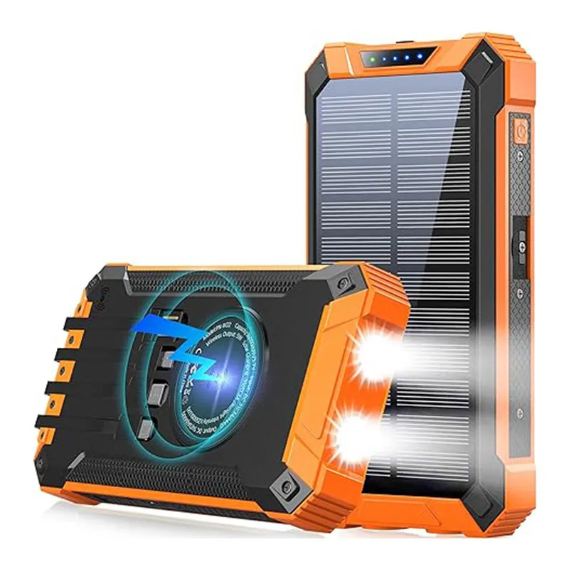 ⚡Solar tragbare drahtlose Powerbank⚡