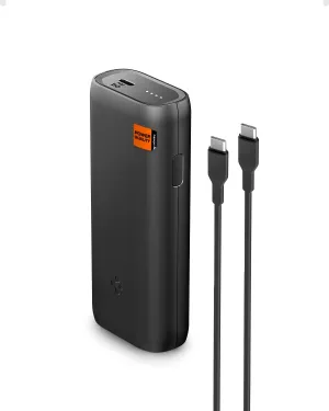 Spigen ArcPack 30W 10000mAh Super-Compact USB C Power Bank for Galaxy S25 S24 z fold flip 6 iPad iPhone 16 15 Pro Max 14 AirPods PD PPS USB Type C Portable Charger Battery Pack [Cable Included]