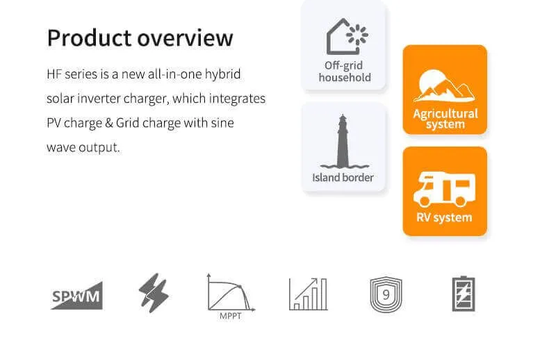 SRNE 48V 3,500W All-In-One Inverter/Charger