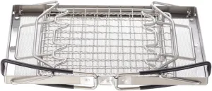 Stainless Steels Toaster Rack Folding Bread Heaters Camping Adventure Bread Toaster Tray Adjusted Steel Folding Grills