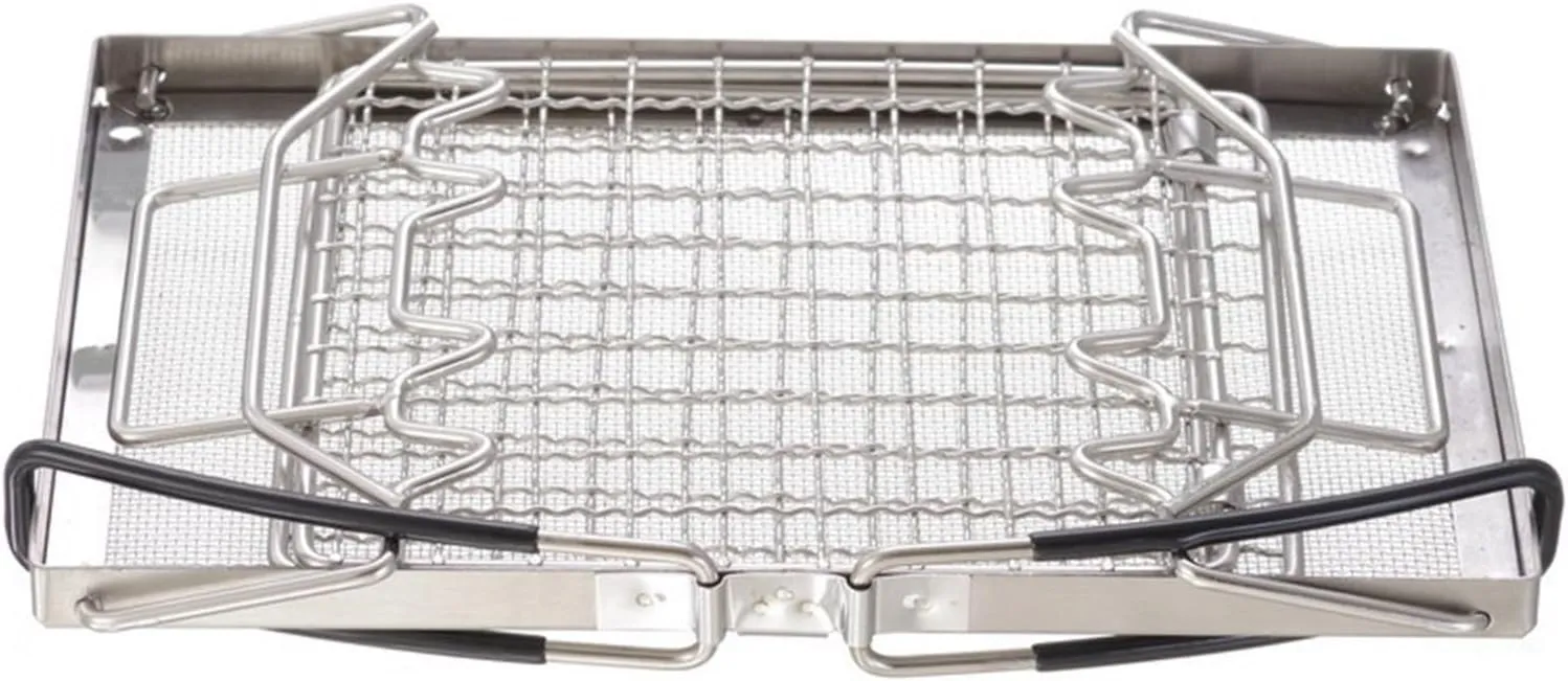 Stainless Steels Toaster Rack Folding Bread Heaters Camping Adventure Bread Toaster Tray Adjusted Steel Folding Grills