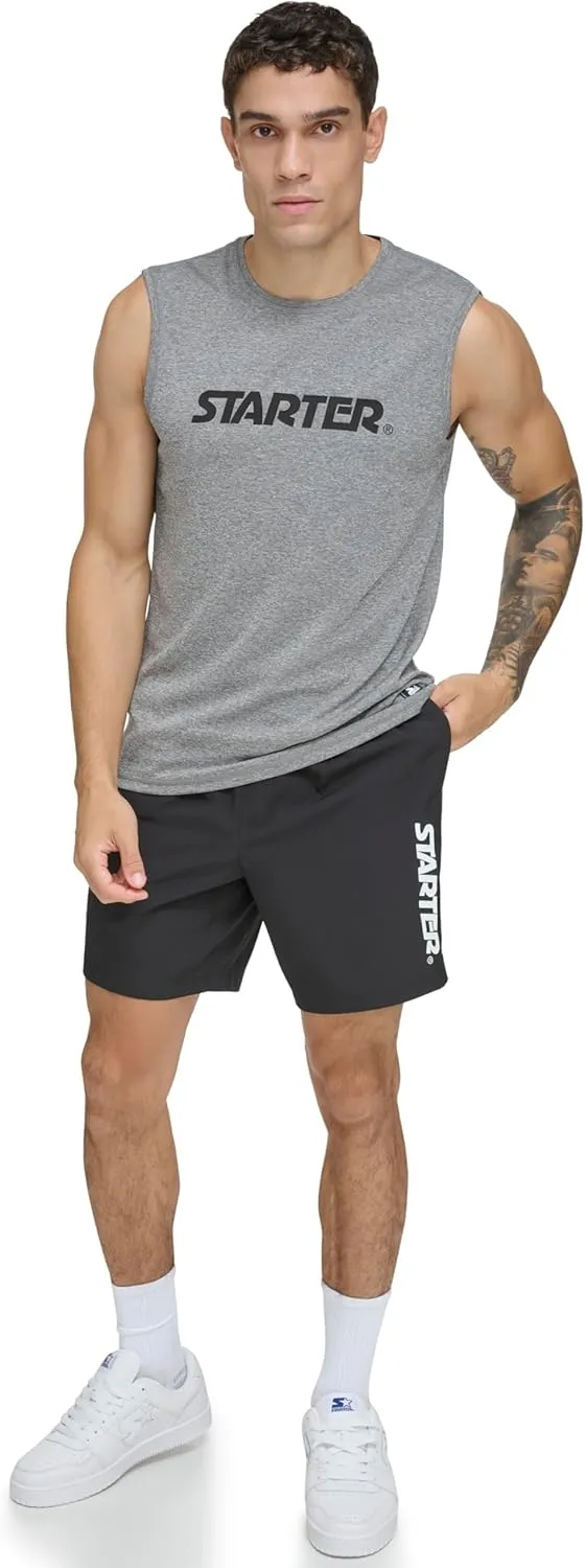 Starter Men's Quick Dry Sleeveless Lightweight UPF Active Top