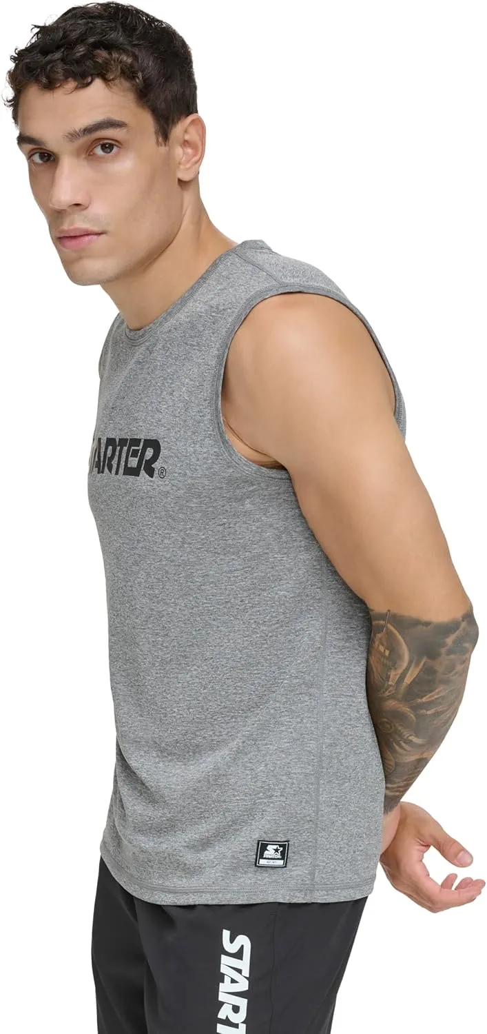 Starter Men's Quick Dry Sleeveless Lightweight UPF Active Top