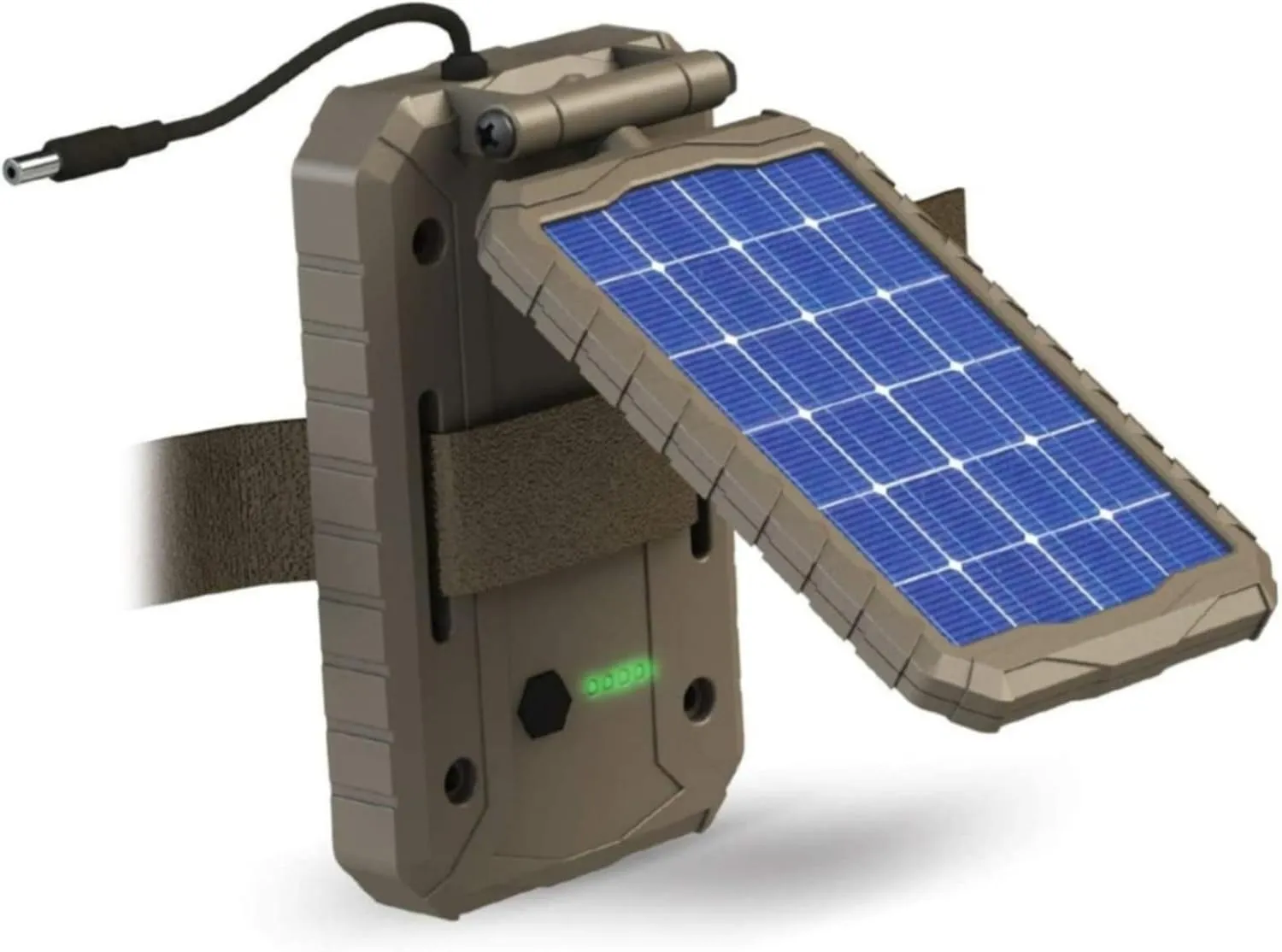 Stealth Cam Lithium Solar Power Panel (4-Pack) Bundle with Card Reader Compatible with Mac and PC Systems (5 Items)