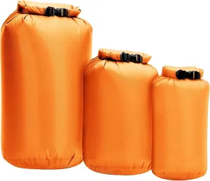 Storage Bag 3pcs Waterproof Dry Bag Roll Top Dry Sack for Kayaking Boating Fishing Swimming
