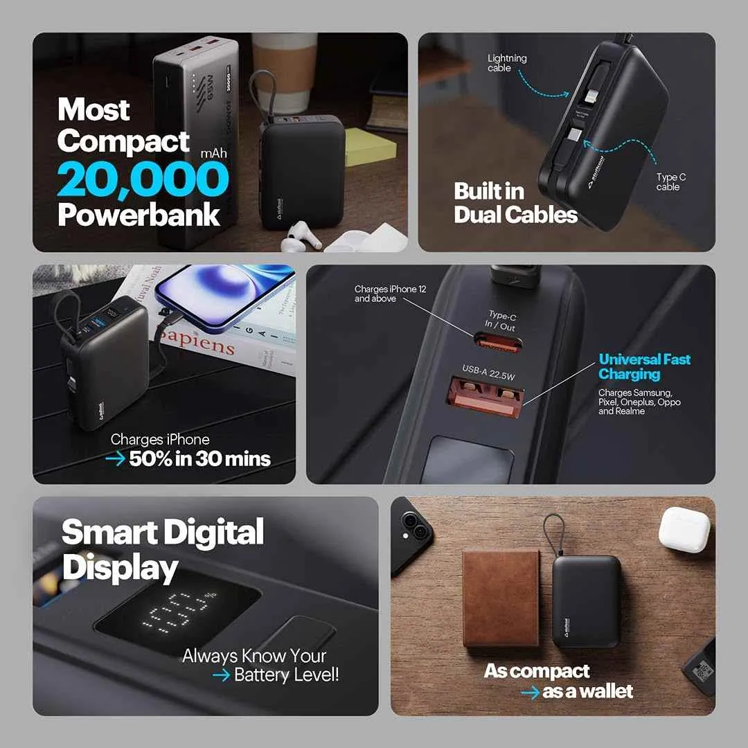 Stuffcool Maverick Mini 20,000mAh Powerbank