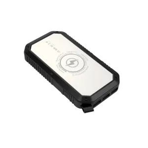 Sun Chaser Solar Powered Wireless Phone Charger 20,000 mAh With LED Flood Light