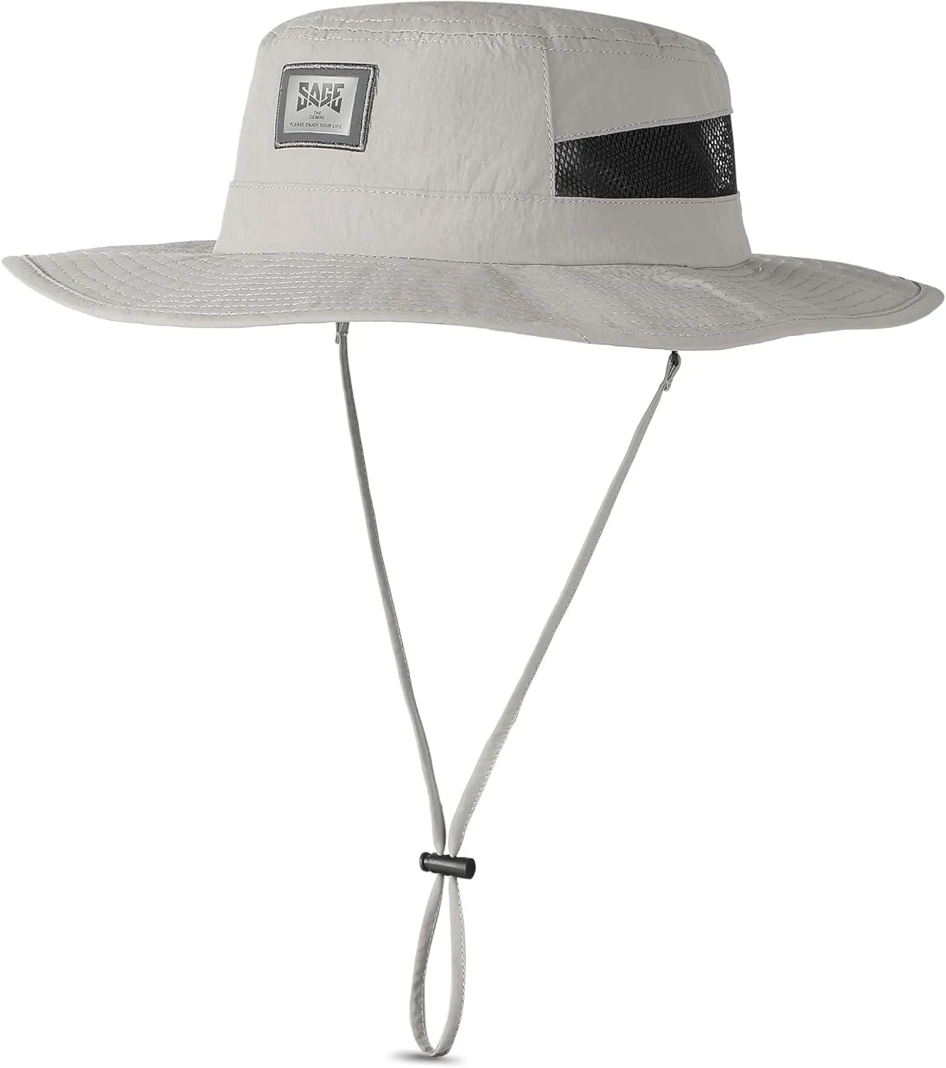 Sun Hat with Removable Neck Flap, UPF 50  Breathable Lightweight Fishing Hat, Quick-Drying Safari Hat for Garden Hiking