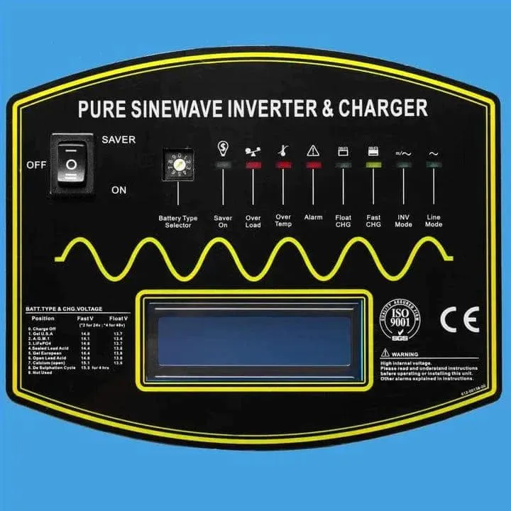 SunGoldPower 15KW 48V Split Phase Pure Sine Wave Solar Inverter Charger