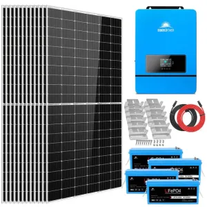 SunGoldPower SGK-8MAX| 8000W Off Grid Solar Kit | 48V | 120V/240V