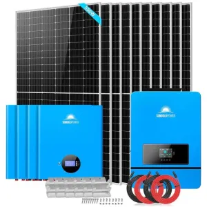 SunGoldPower SGM-10K20 | 10KW Off Grid Solar Kit | 48VDC | 120V/240V