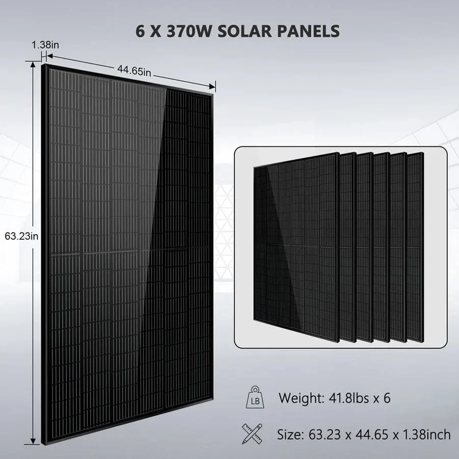SunGoldPower SGM-655M | 6500W Off-Grid Solar Kit | 48VDC | 120VAC