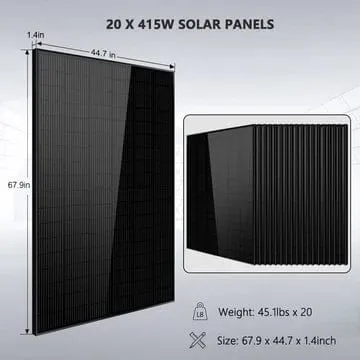 SunGoldPower SGR-15K20E | 15KW Off-Grid Solar Kit | 48VDC | 120V/240V