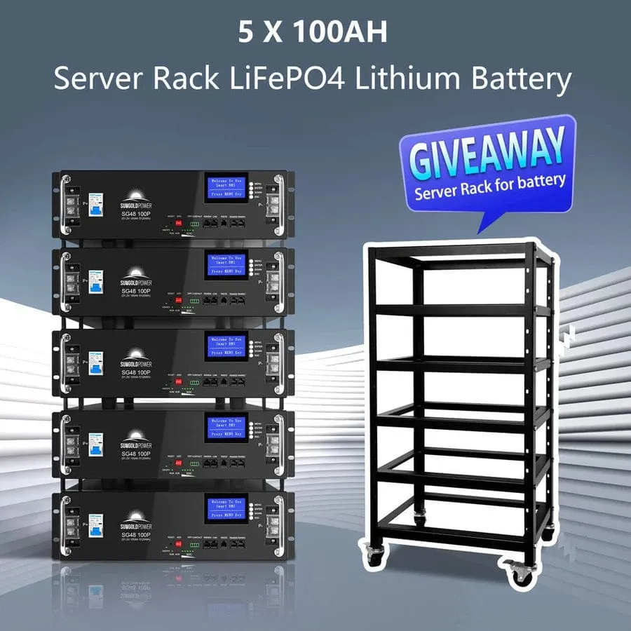 SunGoldPower SGR-16K25E | 16KW Off Grid Solar Kit | 48VDC | 120V/240V