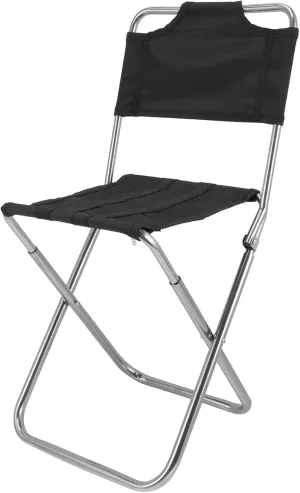 SUPVOX Fishing Chair Rod Holder Multi-use Beach Lounger Compact Durable Folding Stool for