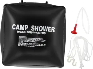 SUPVOX Solar Heating Bag Pouch 1 Set Solar Shower Bag for Outdoor Activities Portable Camping Showers for Traveling