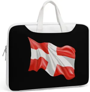 Switch Flag Laptop Tote Bag Waterproof Computer Carrying Case Business Office Briefcase