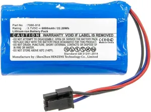 Synergy Digital Gardening Tools Battery, Compatible with Wolf Garten Power 100 Gardening Tools, (Li-ion, 3.7V, 6000mAh) Ultra High Capacity, Replacement for Wolf Garten 7086-918 Battery