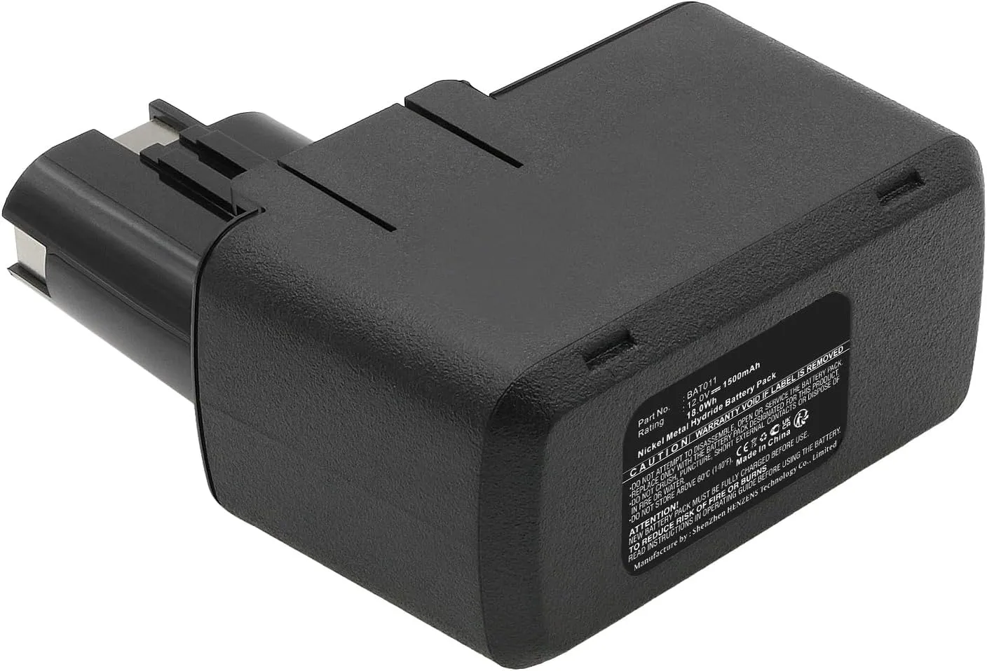 Synergy Digital Power Tool Battery, Compatible with Bosch GBM 12VES-2 Power Tool, (Ni-MH, 12V, 1500mAh) Ultra High Capacity, Replacement for Bosch BH1214L Battery