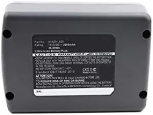 Synergy Digital Power Tool Battery, Works with WOLF Garten GTA700 LI-ION TRIMMER Power Tool, (Li-Ion, 18V, 2000 mAh) Ultra High Capacity, Compatible with WOLF Garten 41A20-L650 Battery