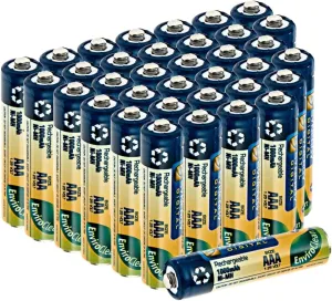Synergy Digital Remote Control Batteries, Compatible with HUBSAN RC for H108 Quadcopter Remote Control, (Ni-MH, 1.25V, 1000mAh), Combo-Pack Includes: 36 x AAA Rechargeable Batteries