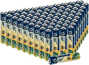 Synergy Digital Remote Control Batteries, Compatible with HUBSAN RC for H108 Quadcopter Remote Control, (Ni-MH, 1.25V, 1000mAh), Combo-Pack Includes: 72 x AAA Rechargeable Batteries