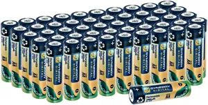 Synergy Digital Remote Control Batteries, Compatible with HUBSAN RC for X4 H107C-HD Quadcopter Remote Control, (Ni-MH, 1.25V, 2800mAh), Combo-Pack Includes: 50 x AA Rechargeable Batteries