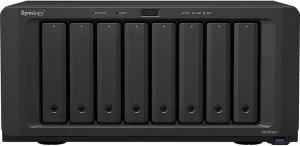 Synology DiskStation DS1823xs  NAS Server with Ryzen 3.35GHz CPU, 32GB Memory, 64TB HDD Storage, 1TB M.2 NVMe SSD, 1 x 10GbE LAN Port, DSM Operating System