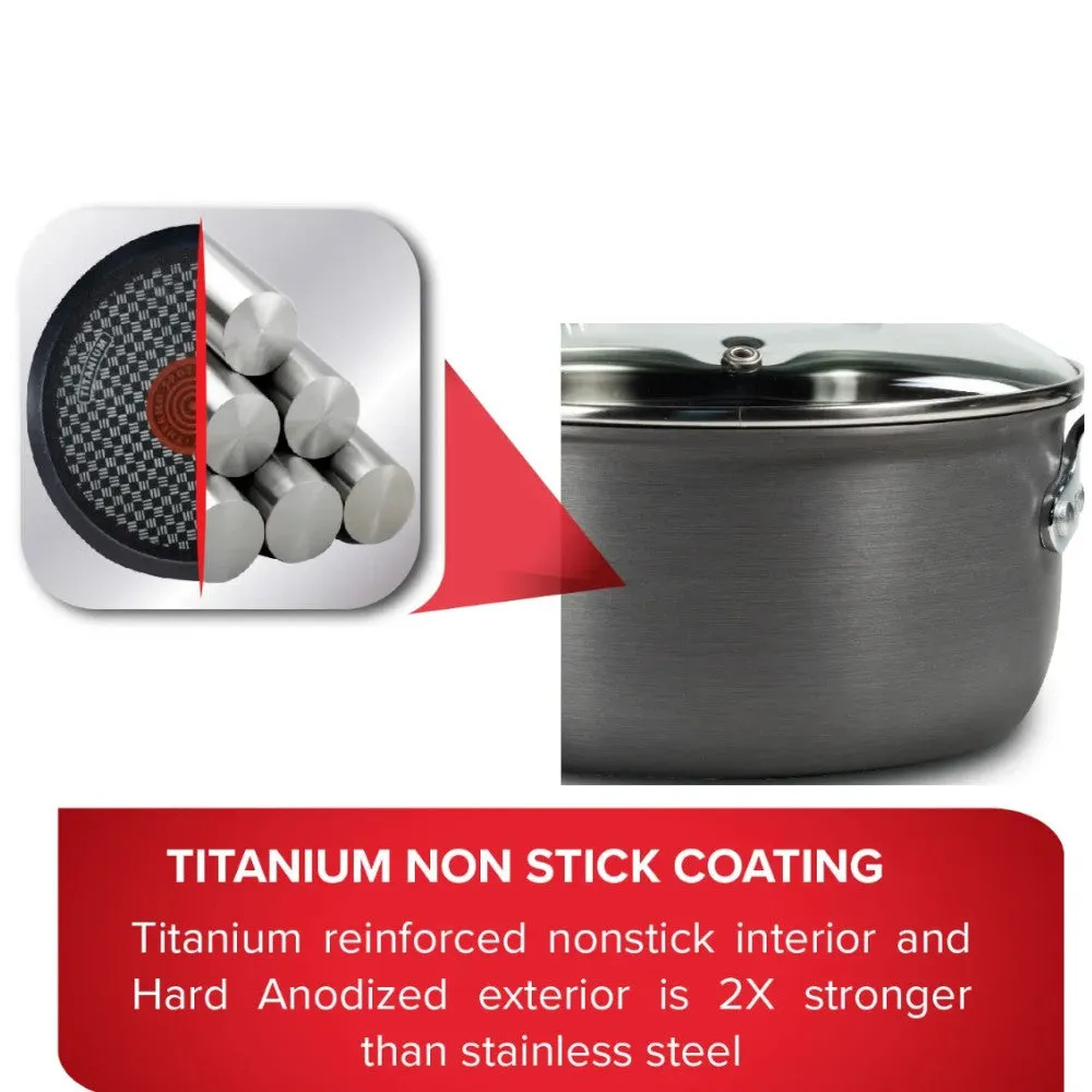 T-FAL E765SC75  Ultimate Hard Anodized Non-Stick 12 pc set - Blemished package with full warranty