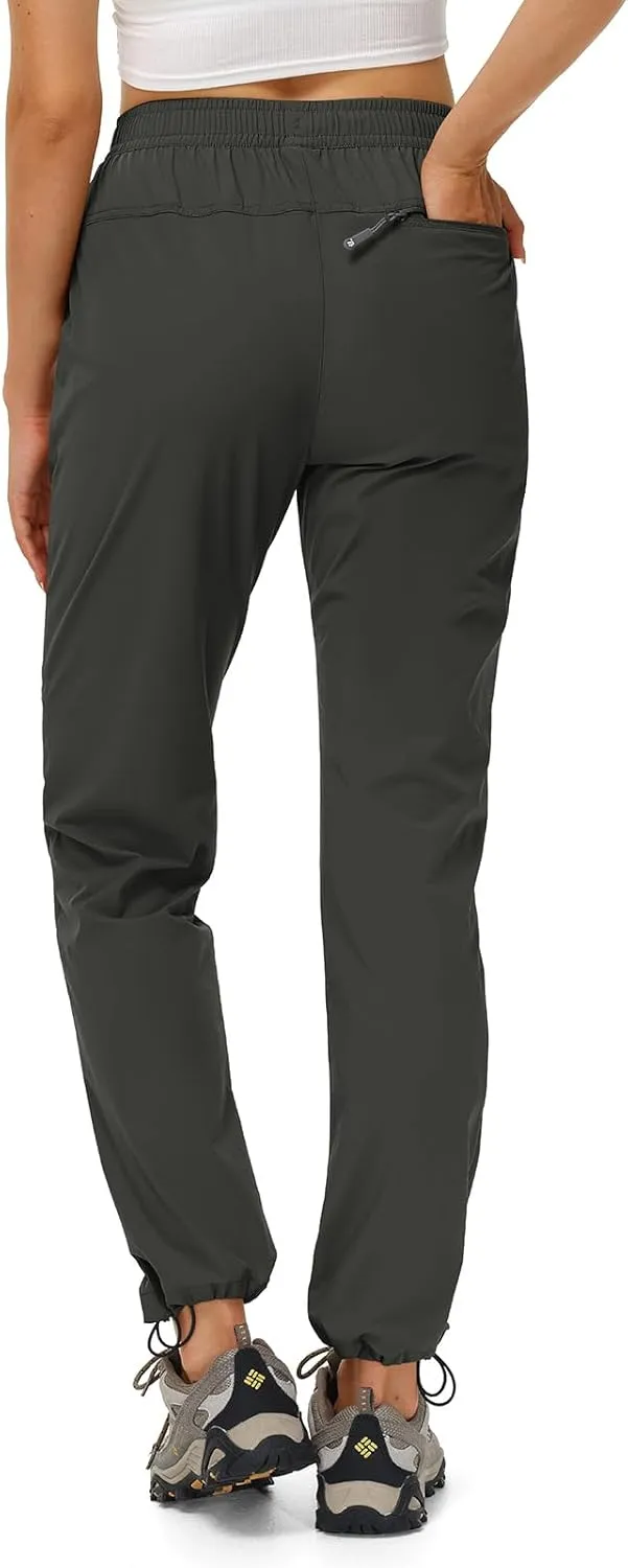 TBMPOY Women's Hiking Pants Water Resistant Lightweight Quick Dry Cargo Travel Fishing Work Camping