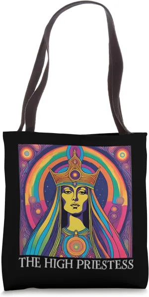 The High Priestess Tarot Card, Tarot Cards, High Priestess Tote Bag
