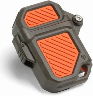 Thyrm PyroVault 2.0 Lighter Armor Compatible with Zippo Inserts, for Protection, Less Evaporation, and Retention, Made in The USA (Woodland Hunter (Olive Drab   Rescue Orange))