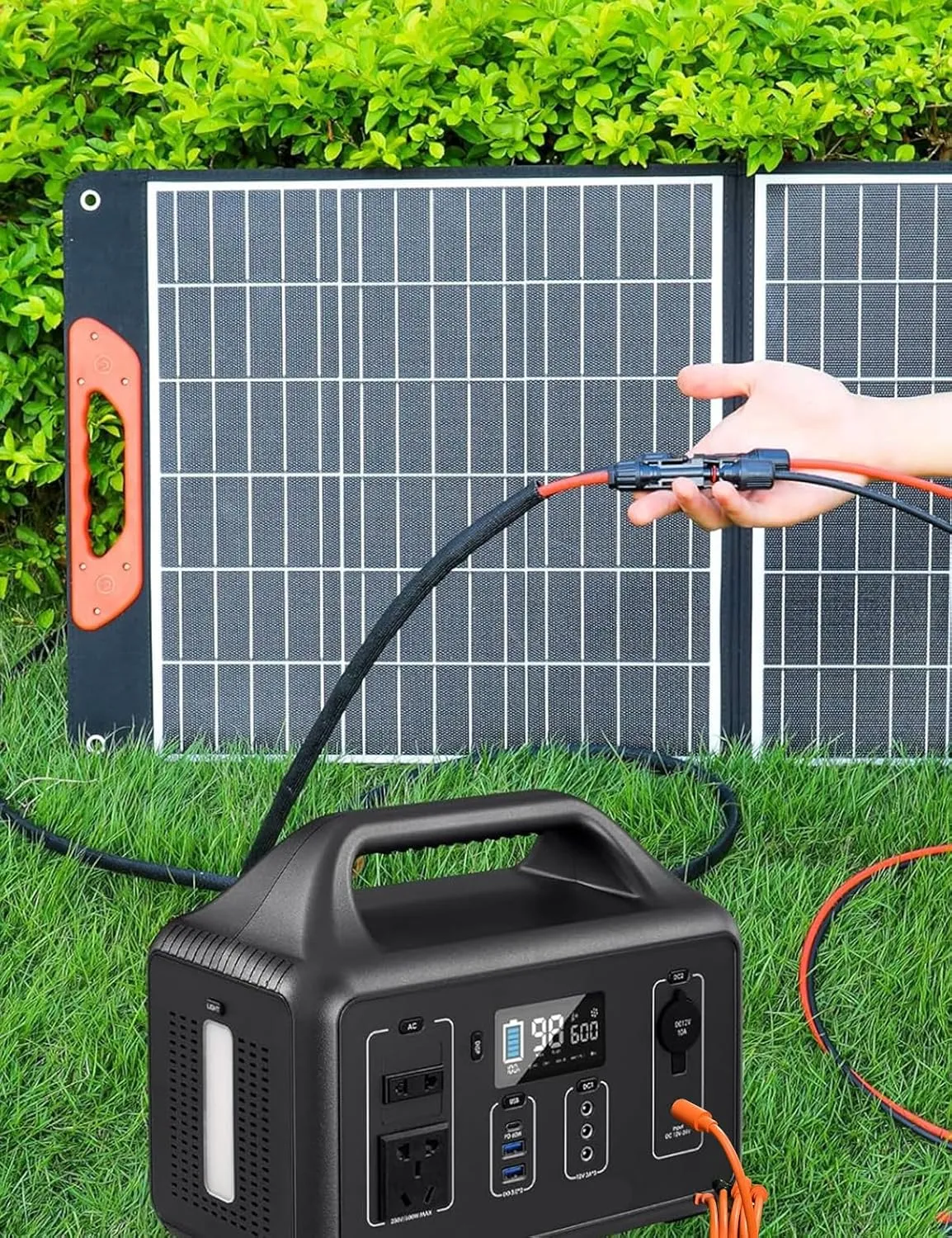 Tonton 7-in-1 Solar Panel Connector Kit, Universal M-C-4 Cable to DC 8mm XT60 Anderson Adapter for RC Battery RV GZ Yeti Jackery Ecoflow River Renogy Power Station, Generator