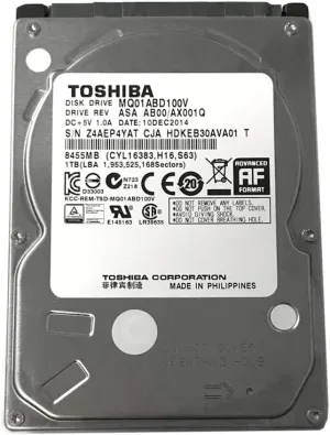 Toshiba 1TB 5400RPM 8MB Cache SATA 3.0Gb/s 2.5 inch PS3/PS4 Hard Drive - 3 Year Warranty